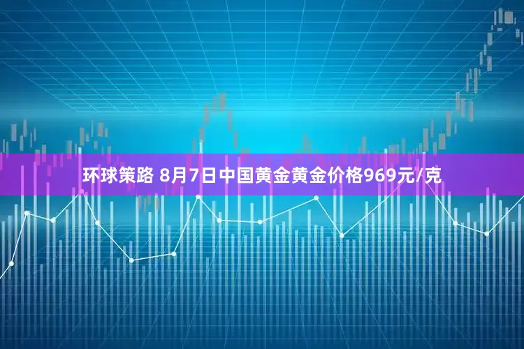 环球策路 8月7日中国黄金黄金价格969元/克