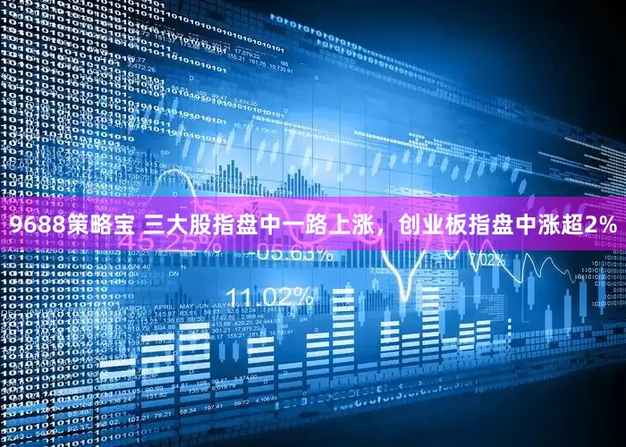 9688策略宝 三大股指盘中一路上涨，创业板指盘中涨超2%