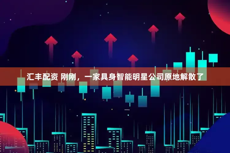 汇丰配资 刚刚，一家具身智能明星公司原地解散了